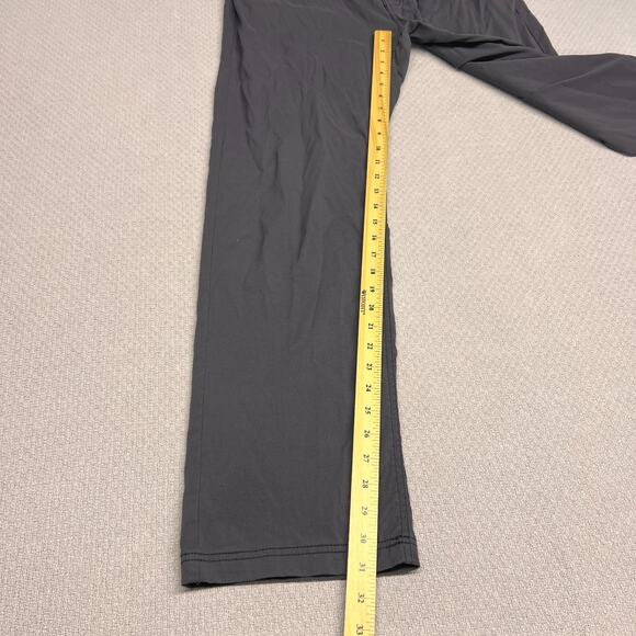 Prana Pants Mens 34x32 Gray Nylon Slim Fit Performance Hiking Outdoor - Picture 8 of 8